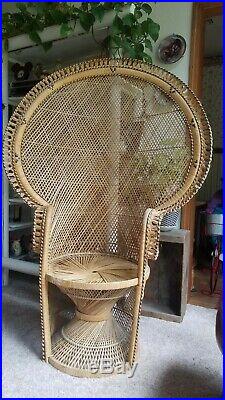Vintage Peacock Chair