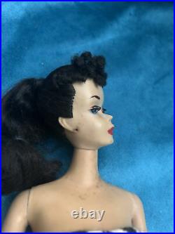 Vintage Ponytail Barbie #3 Original (R) Box (Gay Parisienne) OSS Pedestal Stand