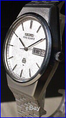 Vintage SEIKO Quartz Watch/ KING TWIN QUARTZ 9223-8000 SS 1981 Original Band