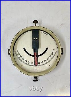 Vintage Sale, Original VEB SCHIFFSELEKTRONIK Marine Old Nautical Ship Clinometer