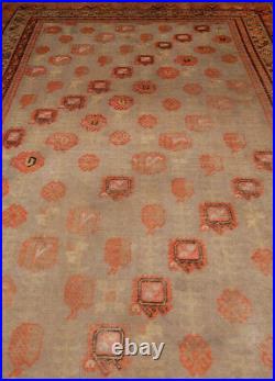 Vintage Samarkand Khotan Handwoven Wool Rug BB4873