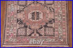 Vintage Tribal Meshkin Traditional Area Rug 5'x9' Wool Hand-knotted Nomadic Rug