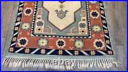 Vintage Turkish Rug, Antique Rug, Handmade Rug, Wool Rug, Boho Rug, 3.9 x 6.3 ft