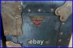 Vintage Wardrobe Steamer Just A Real Good Trunk Hole Proof Chest Railway @@@