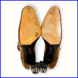 Vintage Y2K Patrick Cox brown Mary Jane heel, size 37.5EU, antique finish