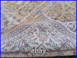 Vintage rug turkish rug 8x10 rug Antique Rug Handmade Rug Purple Rug Queen