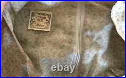 Vintge 1970s Gunne Sax Dress Maxi Prairie Boho Cottage Core Lace Up Bodice S